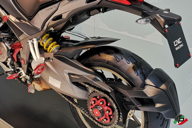 Motorrad-Kotflügel Vorne, Kohlefaser-Kotflügel-Kotflügel, Kompatibel mit  Ducati Multis Trada V4 V4S 2021, Motorrad-Vorderrad-Schutzpatron