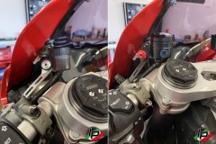 CNC Racing Carbon Halter Bremsflssigkeitsbehlter Ducati Panigale 899, 959, 1199, 1299, V2 & V4