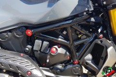 CNC Racing Rahmenstopfen Set Ducati Monster 1200 R, MY17 & 821 MY18