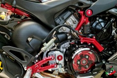 CNC Racing Kabelfhrung mit integriertem Halter fr Bremsflssigkeitsbehlter Ducati Streetfighter V4 ab Bj.2023