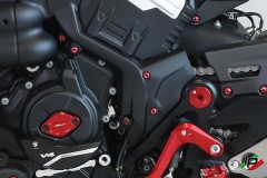 CNC Racing Alu - Schrauben Set fr die Ritzelabdeckung der Ducati Diavel V4