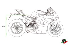 CNC Racing Tieferlegung Heck Ducati Panigale V4 & V4 S ab Bj. 2020