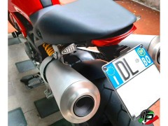 Ducabike Kennzeichenhalter Ducati Monster 696, 796 & 1100 inkl. S & EVO